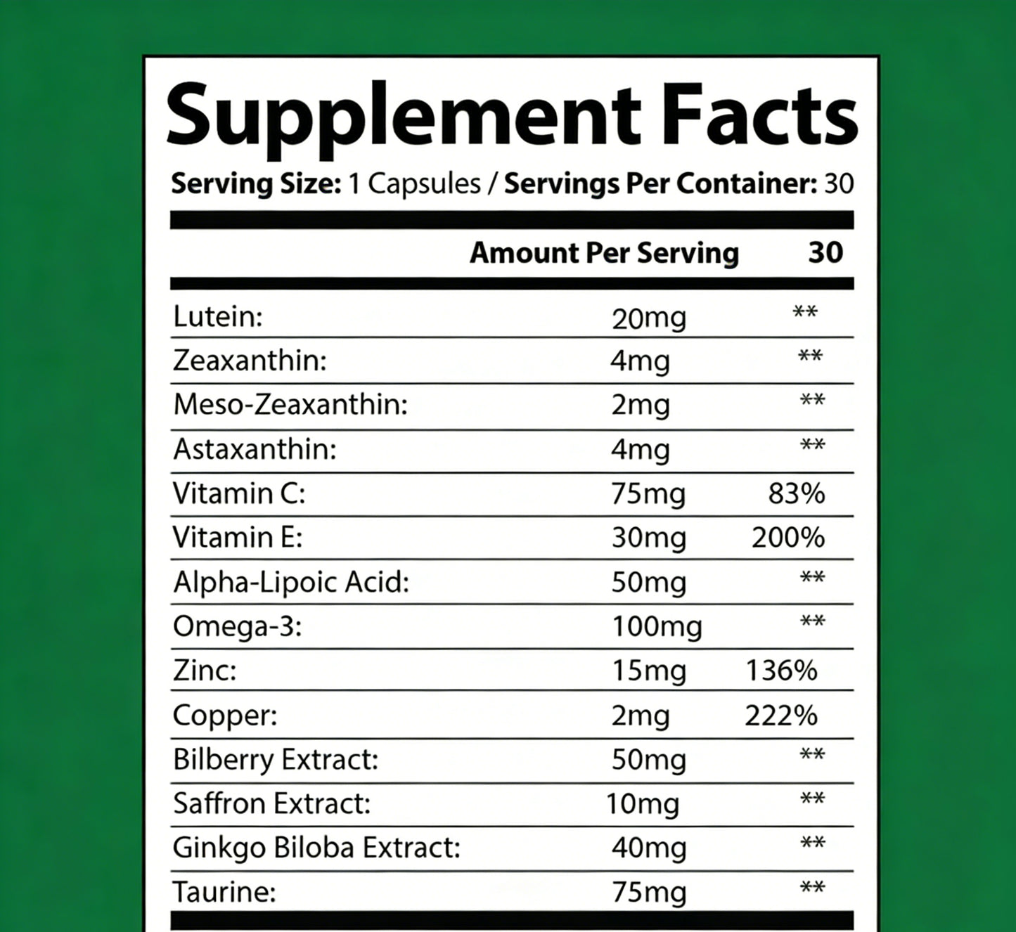 Evervision 14-in-1 Advanced Eye Formula